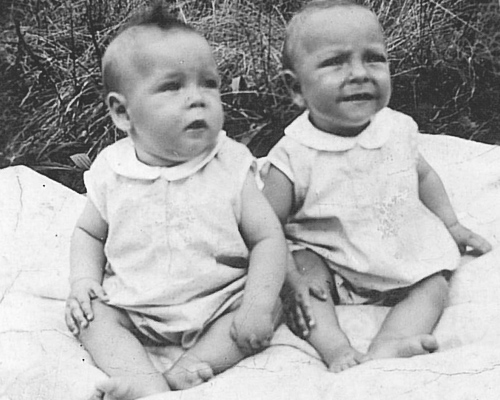 Reimund und Edager als Baybies